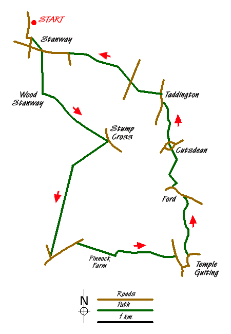 Walk 3327 Route Map