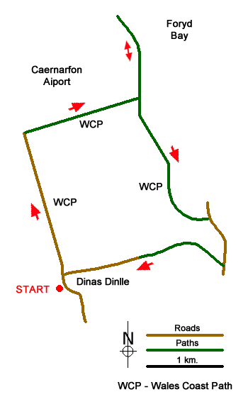 Route Map - Foryd Bay Walk