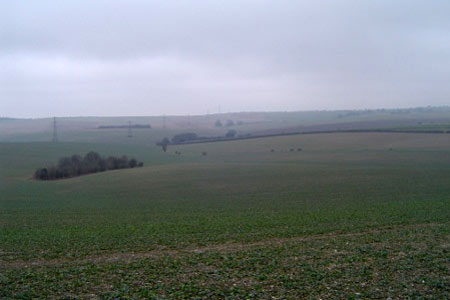 View across the North Wessex Downs from Wayfarer's Walk