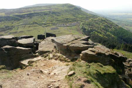 View from Wain Stones to Cringle Moor