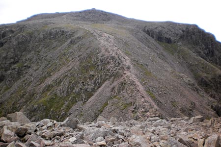 Scafell Pike from near to Broad Crag