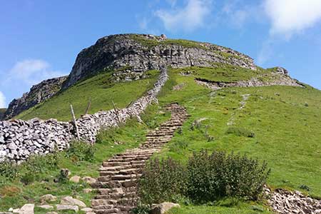 The difficult section on Pen-y-ghent