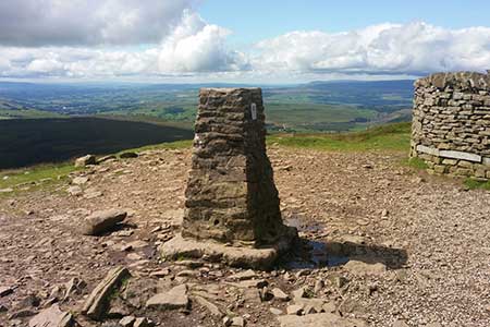 The summit of Pen-y-ghent