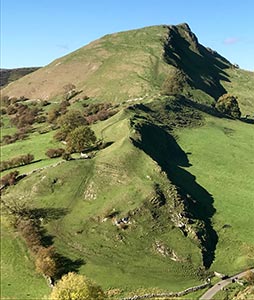 Chrome hill as viewed from nearby Parkshouse Hill