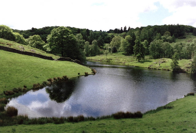 Ghyll Head Reservoir, south of Winmdermere, Lake District
