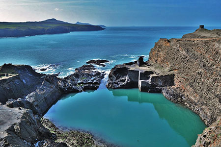 Photo from the walk - Porthgain & Blue Lagoon from Abereiddy