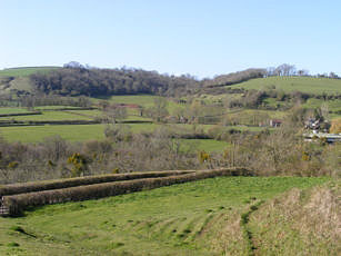 Somerset countryside near North Wootton