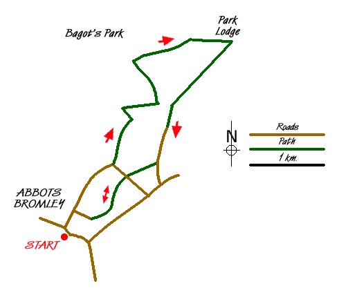 Walk 3405 Route Map