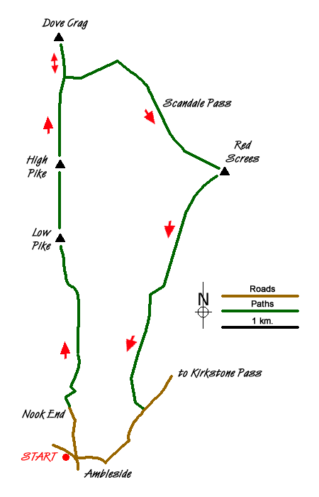 Walk 3423 Route Map
