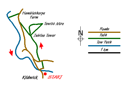 Walk 3430 Route Map
