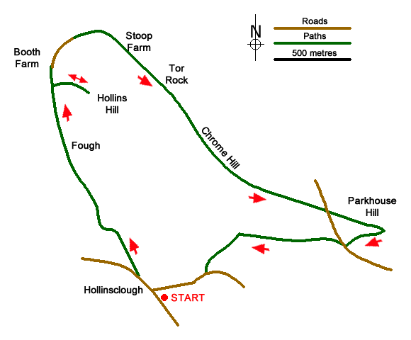 Walk 3445 Route Map