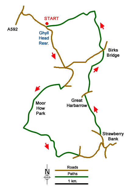 Walk 3452 Route Map