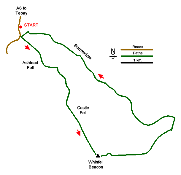 Walk 3453 Route Map