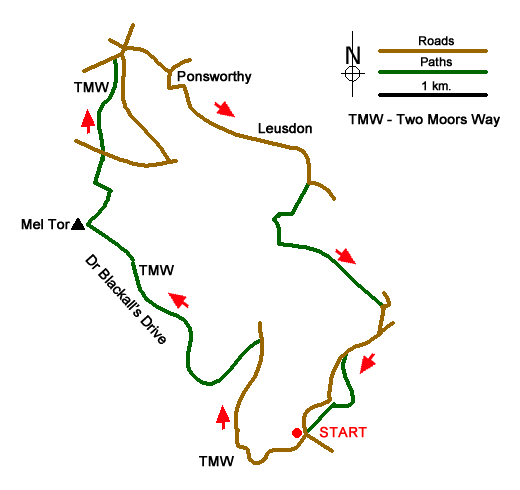 Walk 3460 Route Map