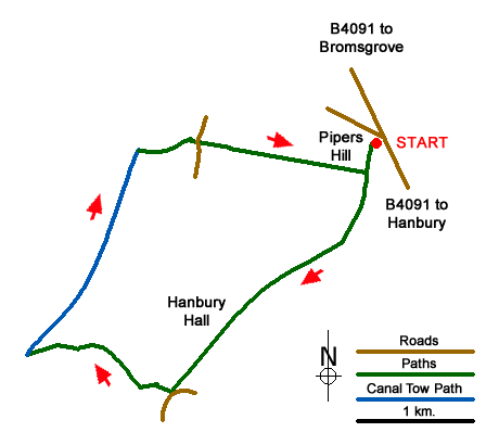 Walk 3461 Route Map