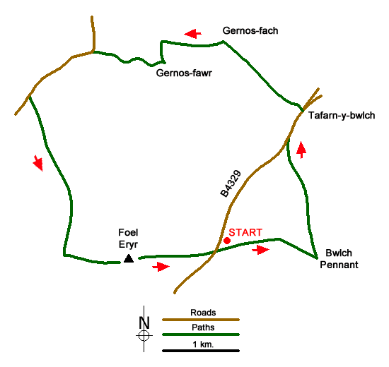 Walk 3465 Route Map