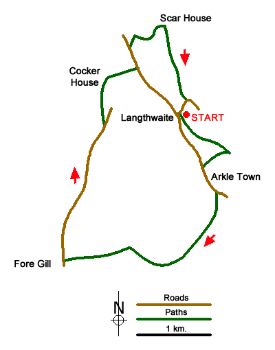 Walk 3478 Route Map