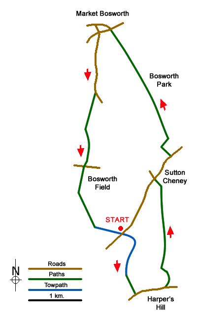 Route Map - Walk 3486