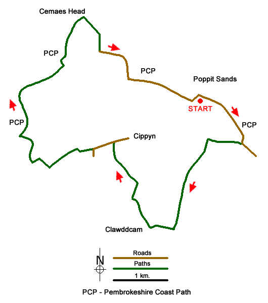 Walk 3490 Route Map