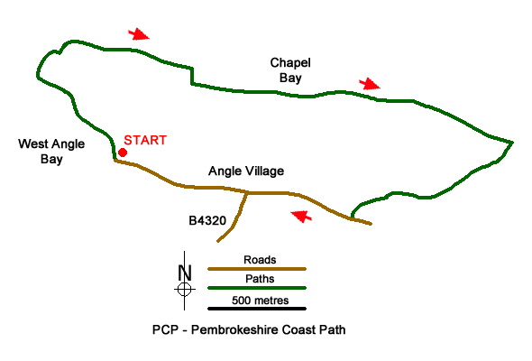 Route Map - Angle Peninsula Walk