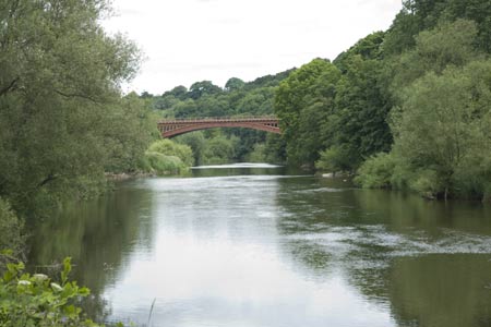 Victoria Bridge at Arley takes SVR over River Severn