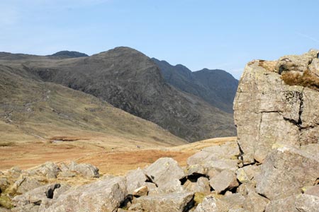 Great Knott with Crinkle Crags beyond