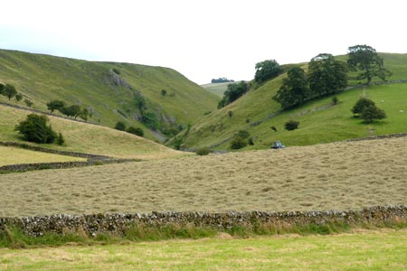 View back to Hall Dale near Stanshope