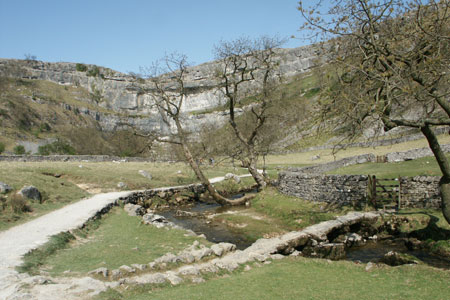 Malham Cove from the approach path