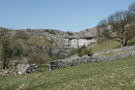Looking back to Malham Cove