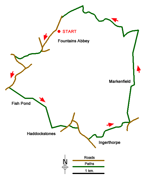 Walk 3528 Route Map