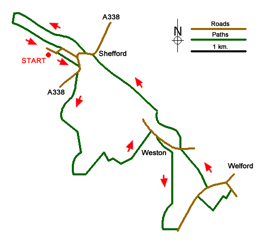Walk 3572 Route Map