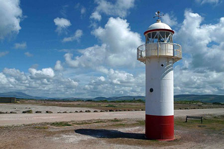 Hodbarrow lighthouse, Haverigg, Cumbria