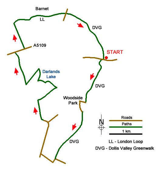 Route Map - Walk 3600
