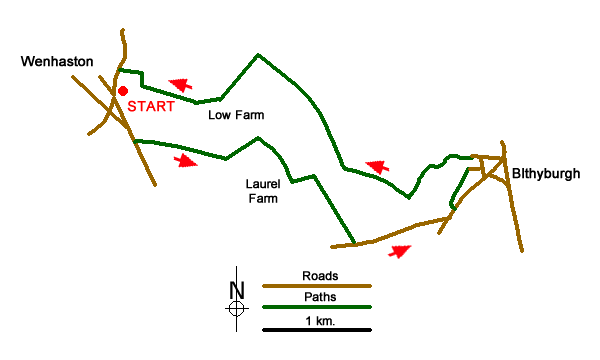 Walk 3603 Route Map
