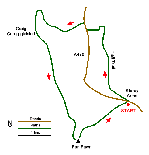Route Map - Walk 3616