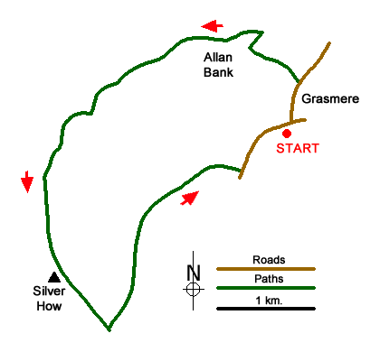 Walk 3625 Route Map