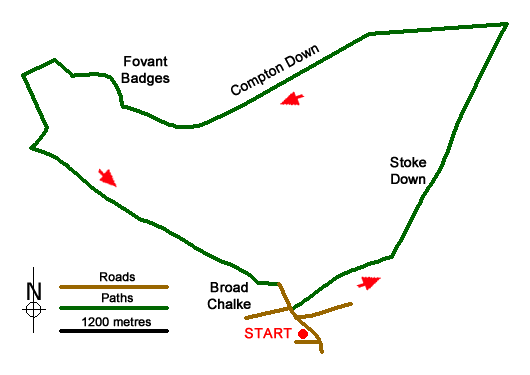 Walk 3626 Route Map