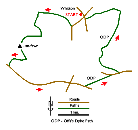 Walk 3643 Route Map