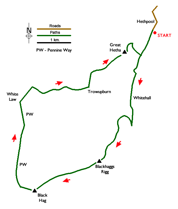 Walk 3644 Route Map