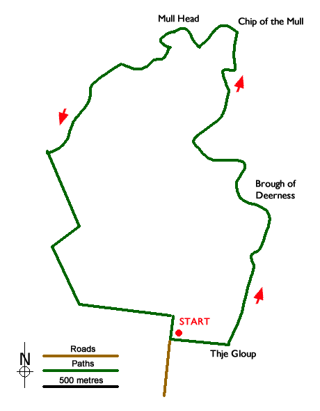 Route Map - Walk 3652