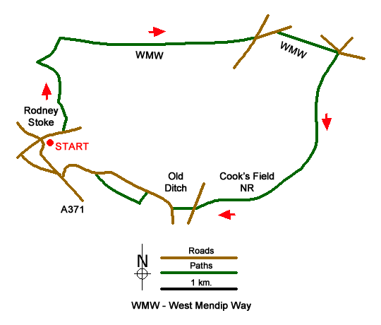 Walk 3666 Route Map