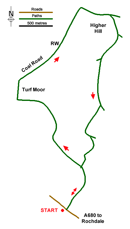 Walk 3691 Route Map