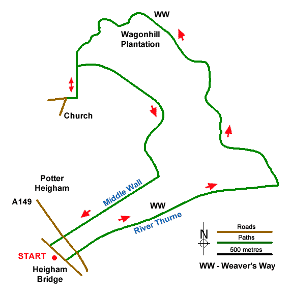 Walk 3694 Route Map