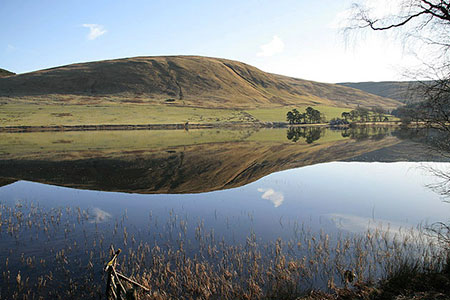 A calm St Mary's Loch, Scottish Borders