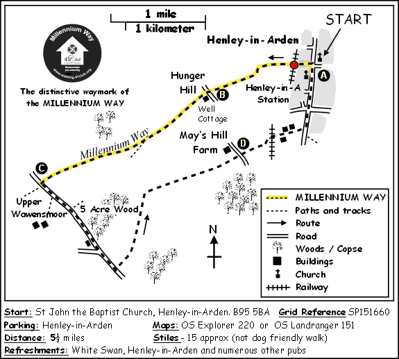 Walk 3700 Route Map
