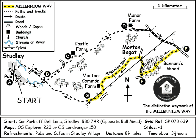 Walk 3716 Route Map