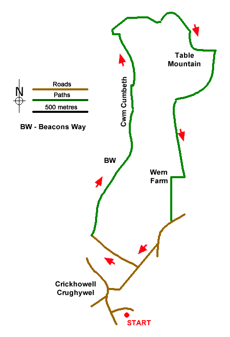 Walk 3717 Route Map