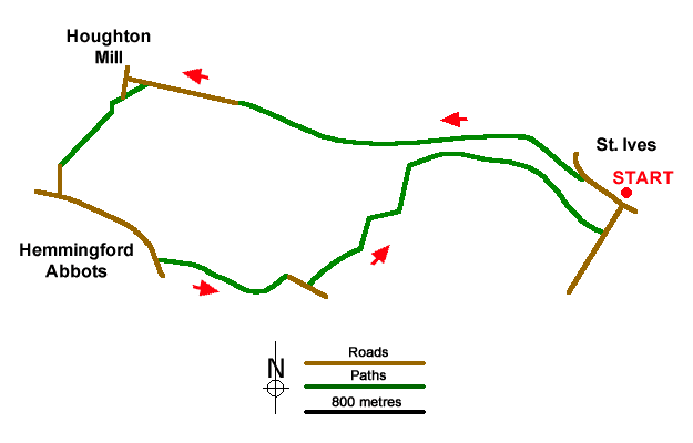 Walk 3741 Route Map