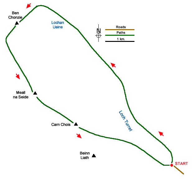 Walk 3747 Route Map