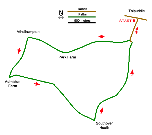 Route Map - Walk 3748